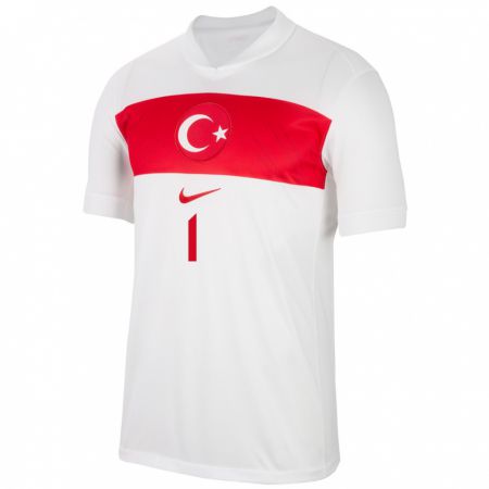 Kandiny Bambino Maglia Turchia Deniz Ertaş #1 Bianco Kit Gara Home 24-26 Maglietta