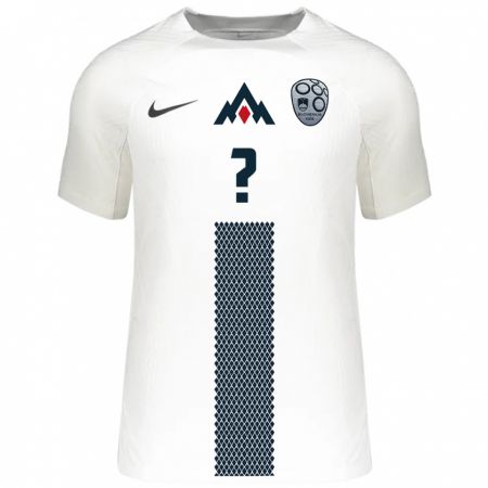 Kandiny Bambino Maglia Slovenia Matej Dvorsak #0 Bianco Kit Gara Home 24-26 Maglietta