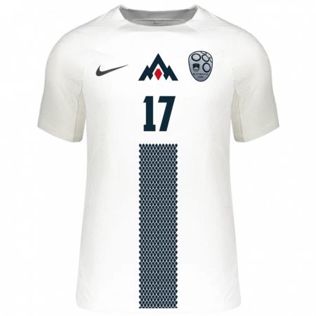 Kandiny Bambino Maglia Slovenia Izabela Križaj #17 Bianco Kit Gara Home 24-26 Maglietta