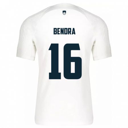 Kandiny Bambino Maglia Slovenia Kristjan Bendra #16 Bianco Kit Gara Home 24-26 Maglietta