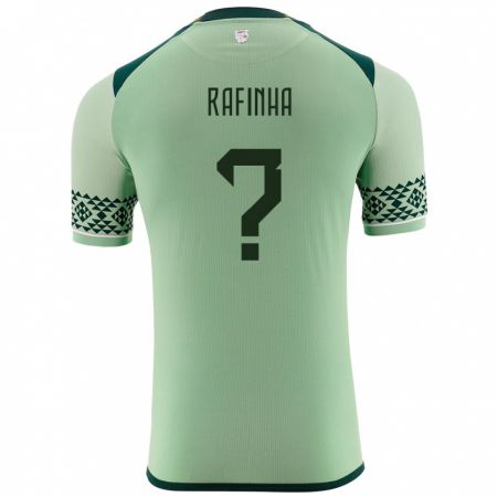 Kandiny Bambino Maglia Bolivia Rafinha #0 Verde Chiaro Kit Gara Home 24-26 Maglietta