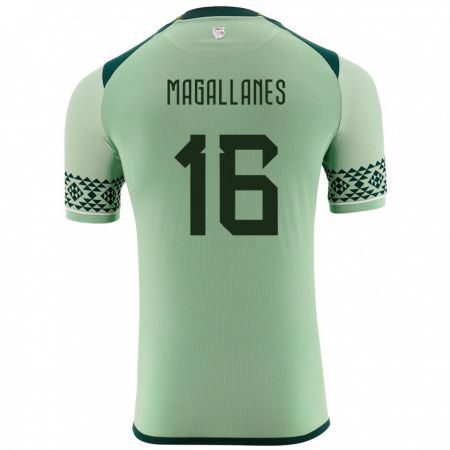 Kandiny Kinderen Bolivia Juan Magallanes #16 Licht Groen Thuisshirt Thuistenue 24-26 T-Shirt