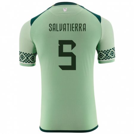 Kandiny Kinderen Bolivia Érika Salvatierra #5 Licht Groen Thuisshirt Thuistenue 24-26 T-Shirt