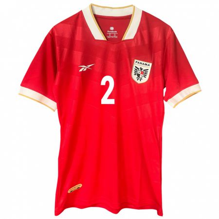 Kandiny Bambino Maglia Panamá Dayane Madrid #2 Rosso Kit Gara Home 24-26 Maglietta