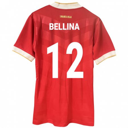 Kandiny Kinderen Panama Lucca Bellina #12 Rood Thuisshirt Thuistenue 24-26 T-Shirt