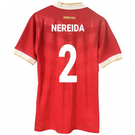 Kandiny Kinder Panama Juriel Nereida #2 Rot Heimtrikot Trikot 24-26 T-Shirt Österreich