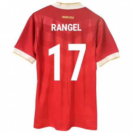 Kandiny Kinderen Panama Kenia Rangel #17 Rood Thuisshirt Thuistenue 24-26 T-Shirt België