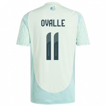 Kandiny Bambino Maglia Messico Lizbeth Ovalle #11 Lino Verde Kit Gara Away 24-26 Maglietta