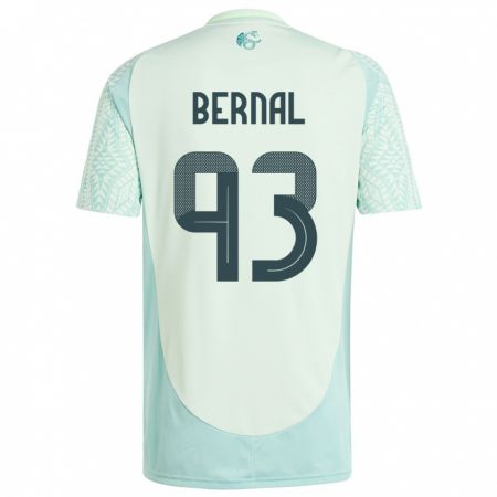 Kandiny Bambino Maglia Messico Rebeca Bernal #93 Lino Verde Kit Gara Away 24-26 Maglietta