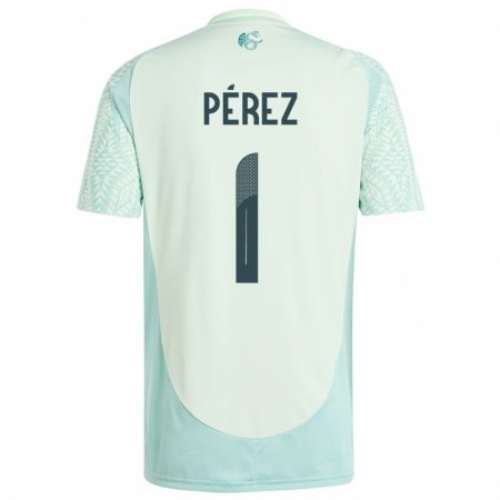 Kandiny Kinderen Mexico Emiliano Perez #1 Linnen Groen Uitshirt Uittenue 24-26 T-Shirt België