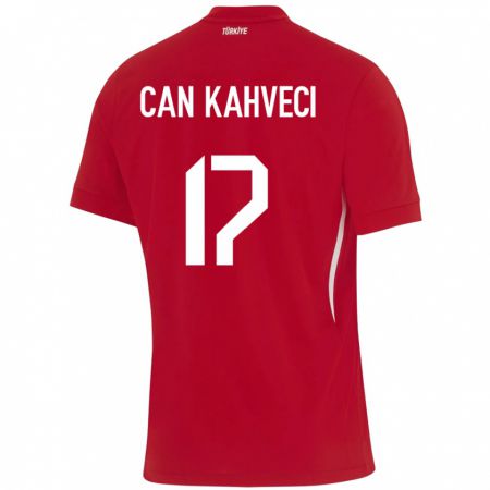 Kandiny Kinderen Turkije İrfan Can Kahveci #17 Rood Uitshirt Uittenue 24-26 T-Shirt