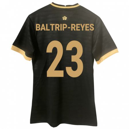 Kandiny Kinderen Panama Carina Baltrip-Reyes #23 Zwart Uitshirt Uittenue 24-26 T-Shirt België