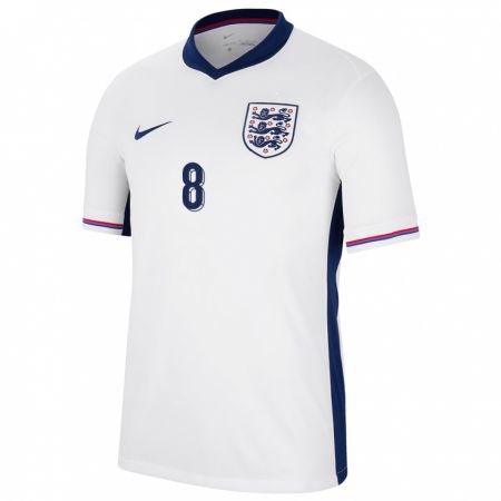 Kandiny Herren England Trent Alexander-Arnold #8 Weiß Heimtrikot Trikot 24-26 T-Shirt Österreich