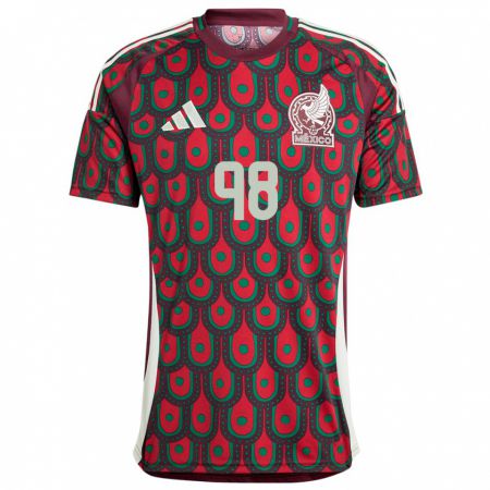 Kandiny Herren Mexiko Kinberly Guzman #98 Kastanienbraun Heimtrikot Trikot 24-26 T-Shirt Österreich