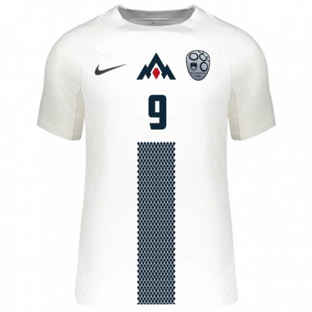 Kandiny Hombre Camiseta Eslovenia Tio Cipot #9 Blanco 1ª Equipación 24-26 La Camisa México