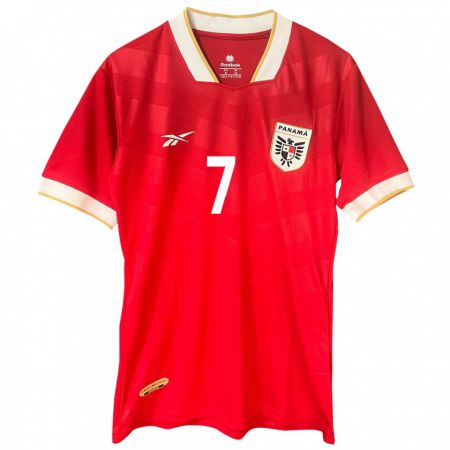 Kandiny Herren Panama Alison Onodera #7 Rot Heimtrikot Trikot 24-26 T-Shirt Österreich