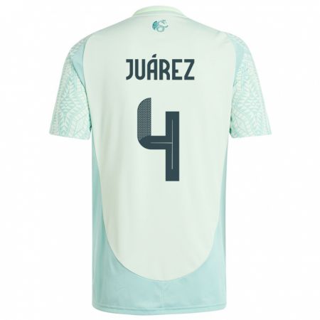 Kandiny Uomo Maglia Messico Ramon Juarez #4 Lino Verde Kit Gara Away 24-26 Maglietta