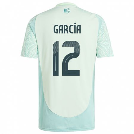 Kandiny Uomo Maglia Messico Eduardo Garcia #12 Lino Verde Kit Gara Away 24-26 Maglietta