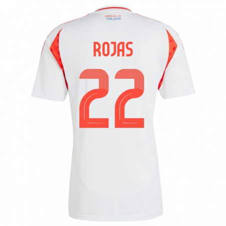 Kandiny Heren Chili Jeyson Rojas #22 Wit Uitshirt Uittenue 24-26 T-Shirt