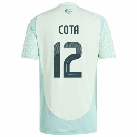 Kandiny Donna Maglia Messico Rodolfo Cota #12 Lino Verde Kit Gara Away 24-26 Maglietta