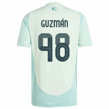 Kandiny Donna Maglia Messico Kinberly Guzman #98 Lino Verde Kit Gara Away 24-26 Maglietta