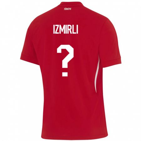 Kandiny Donna Maglia Turchia Ege İzmirli #0 Rosso Kit Gara Away 24-26 Maglietta