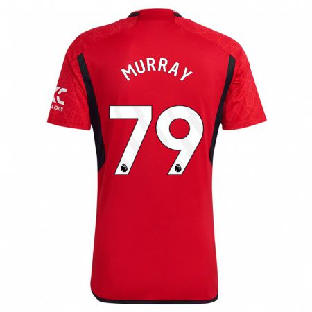 Kandiny Bambino Maglia Sam Murray #79 Rosso Kit Gara Home 2023/24 Maglietta