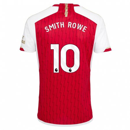 Kandiny Kinderen Emile Smith Rowe #10 Rood Thuisshirt Thuistenue 2023/24 T-Shirt België