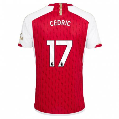 Kandiny Kinderen Cédric Soares #17 Rood Thuisshirt Thuistenue 2023/24 T-Shirt België