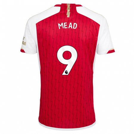 Kandiny Bambino Maglia Beth Mead #9 Rosso Kit Gara Home 2023/24 Maglietta