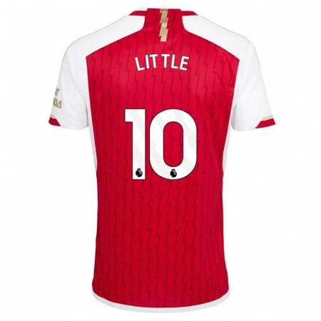 Kandiny Kinderen Kim Little #10 Rood Thuisshirt Thuistenue 2023/24 T-Shirt België