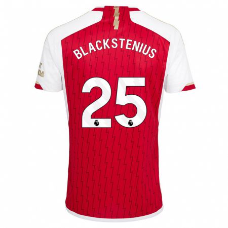 Kandiny Kinderen Stina Blackstenius #25 Rood Thuisshirt Thuistenue 2023/24 T-Shirt België