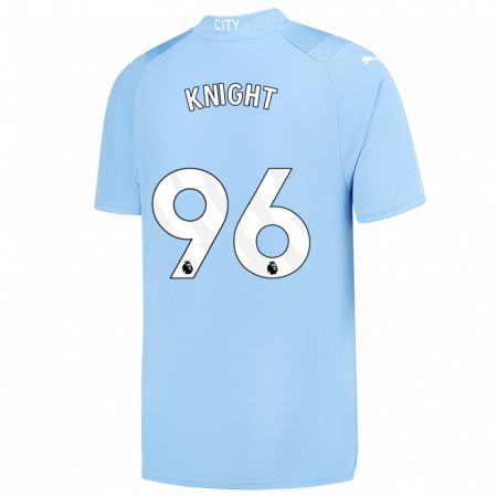 Kandiny Kinder Ben Knight #96 Hellblau Heimtrikot Trikot 2023/24 T-Shirt Österreich