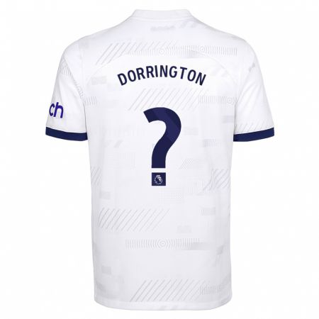 Kandiny Bambino Maglia Alfie Dorrington #0 Bianco Kit Gara Home 2023/24 Maglietta