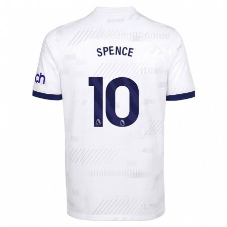 Kandiny Bambino Maglia Drew Spence #10 Bianco Kit Gara Home 2023/24 Maglietta