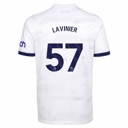 Kandiny Bambino Maglia Marcel Lavinier #57 Bianco Kit Gara Home 2023/24 Maglietta