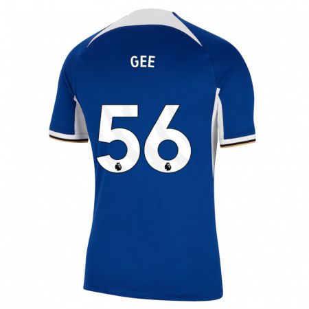 Kandiny Bambino Maglia Billy Gee #56 Blu Kit Gara Home 2023/24 Maglietta