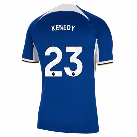 Kandiny Kinder Robert Kenedy #23 Blau Heimtrikot Trikot 2023/24 T-Shirt Österreich