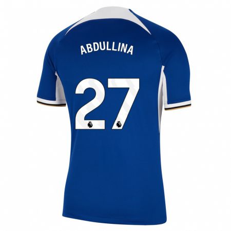 Kandiny Kinderen Alsu Abdullina #27 Blauw Thuisshirt Thuistenue 2023/24 T-Shirt België