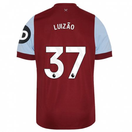 Kandiny Bambino Maglia Luizão #37 Marrone Kit Gara Home 2023/24 Maglietta