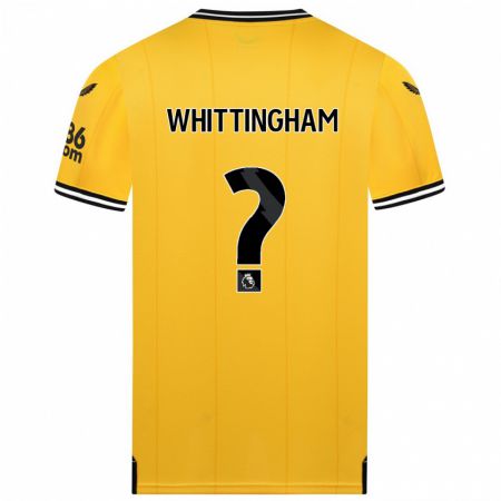 Kandiny Bambino Maglia Matthew Whittingham #0 Giallo Kit Gara Home 2023/24 Maglietta