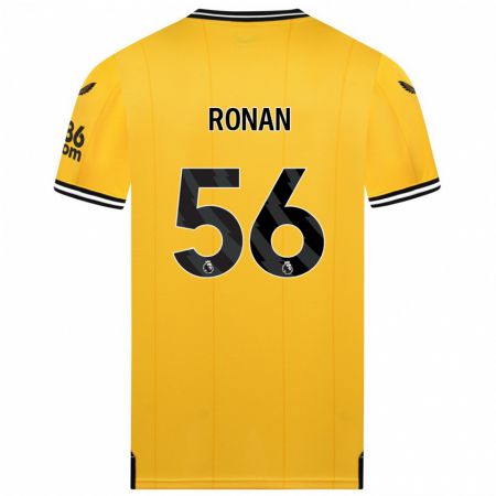 Kandiny Bambino Maglia Connor Ronan #56 Giallo Kit Gara Home 2023/24 Maglietta