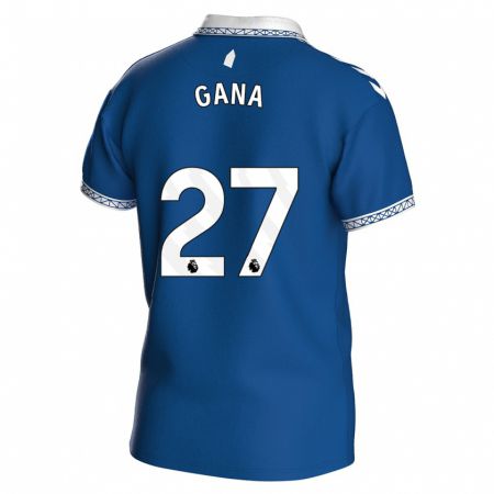 Kandiny Kinderen Idrissa Gueye #27 Koningsblauw Thuisshirt Thuistenue 2023/24 T-Shirt België