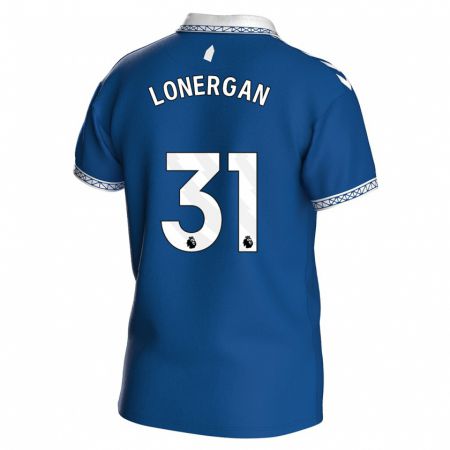 Kandiny Bambino Maglia Andy Lonergan #31 Blu Reale Kit Gara Home 2023/24 Maglietta