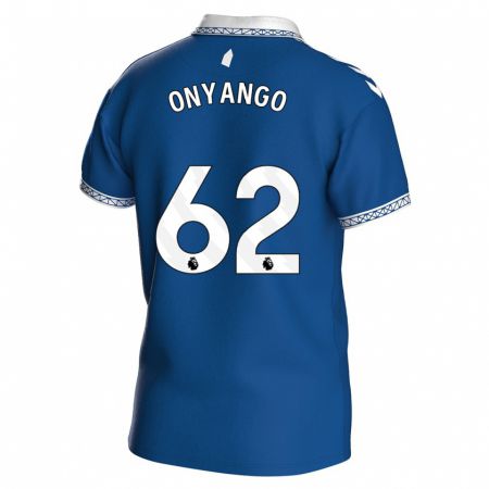 Kandiny Kinder Tyler Onyango #62 Königsblau Heimtrikot Trikot 2023/24 T-Shirt Österreich