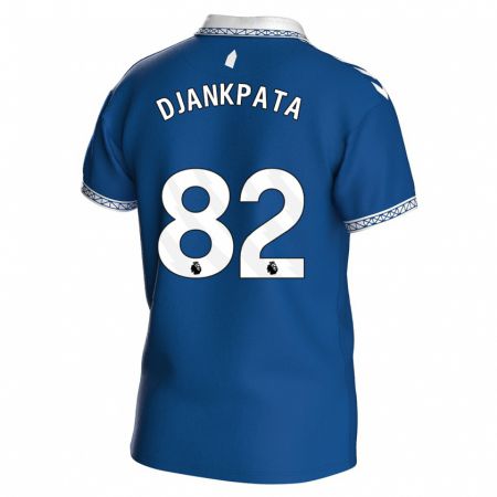 Kandiny Kinder Halid Djankpata #82 Königsblau Heimtrikot Trikot 2023/24 T-Shirt Österreich