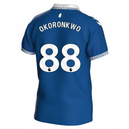 Kandiny Dzieci Francis Okoronkwo #88 Królewski Niebieski Domowa Koszulka 2023/24 Koszulki Klubowe