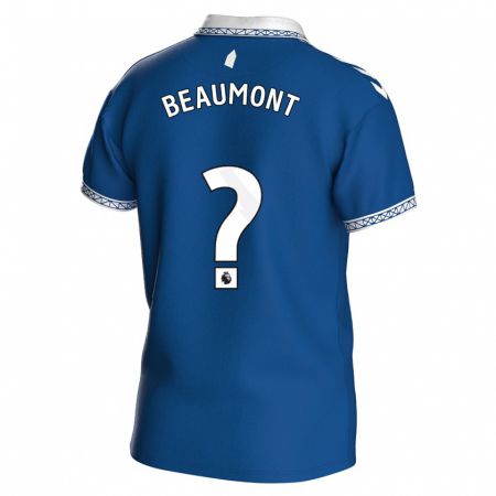 Kandiny Bambino Maglia Jacob Beaumont-Clark #0 Blu Reale Kit Gara Home 2023/24 Maglietta