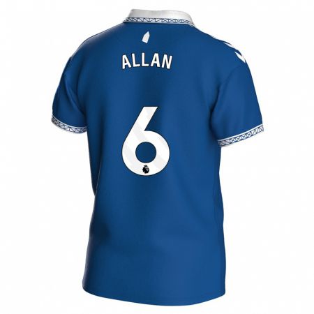 Kandiny Kinderen Allan #6 Koningsblauw Thuisshirt Thuistenue 2023/24 T-Shirt België