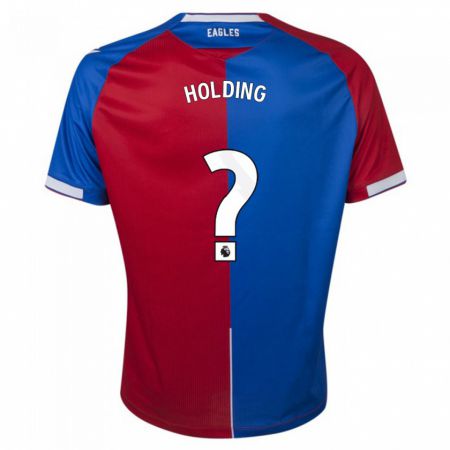 Kandiny Bambino Maglia Rob Holding #0 Rosso Blu Kit Gara Home 2023/24 Maglietta